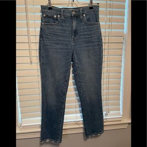 Madewell crop boy jeans - size 26